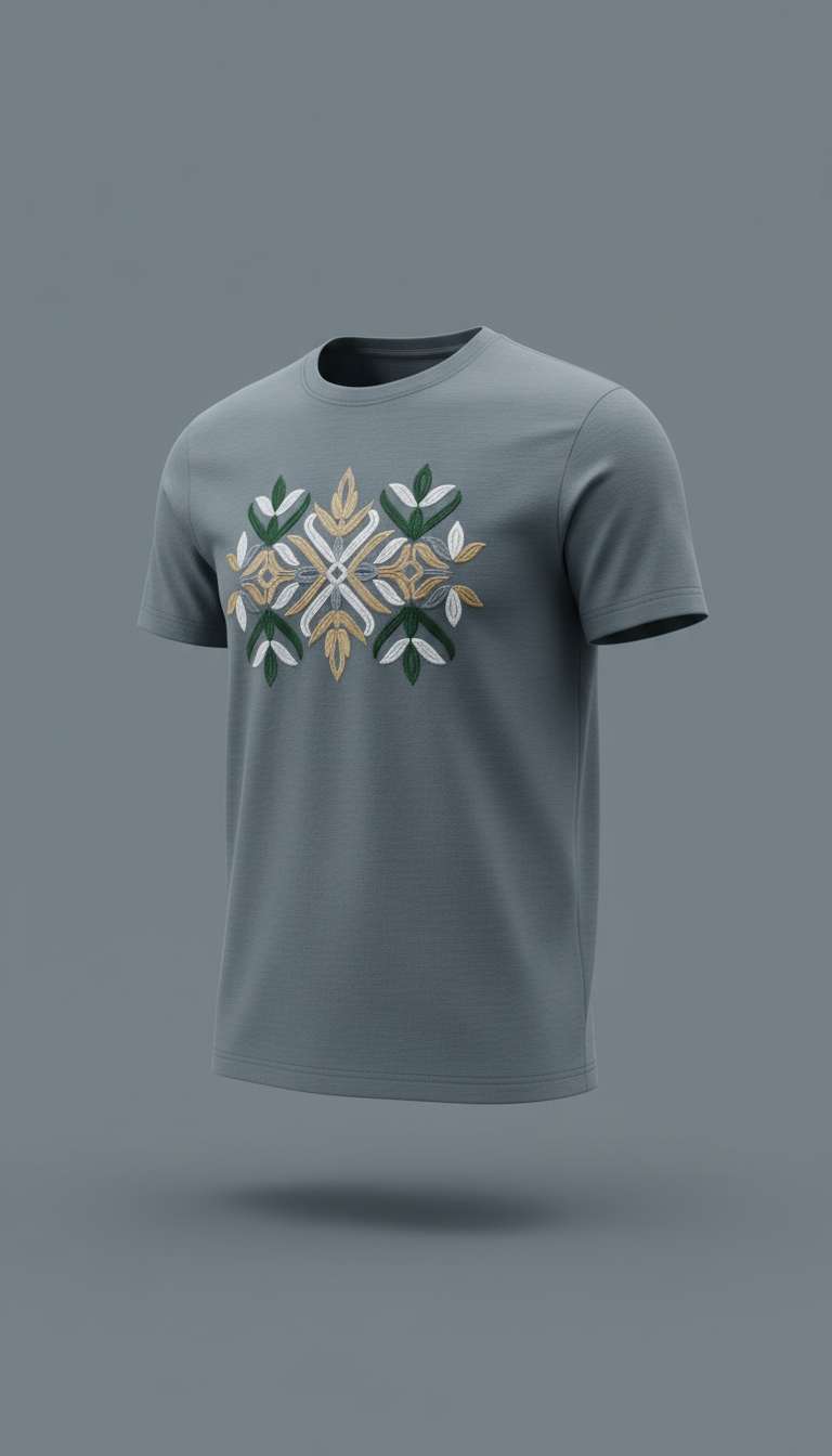 OFFSTATE Slate Embroidered Tee