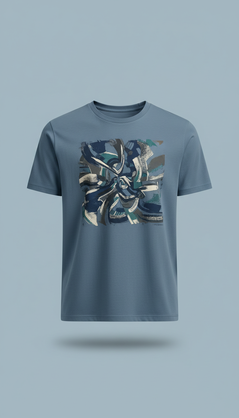 OFFSTATE Steel Blue Graphic Tee