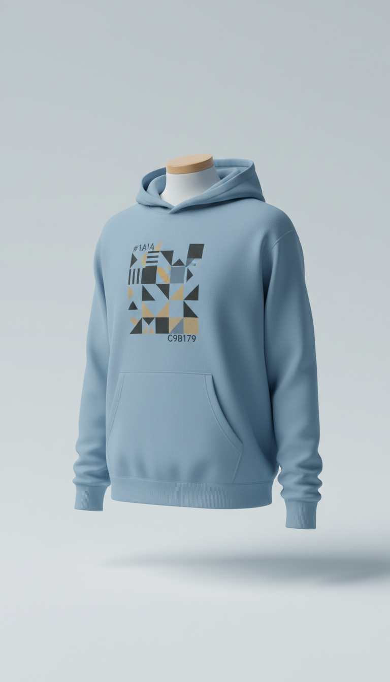 OFFSTATE dummy skyline blue hoodie