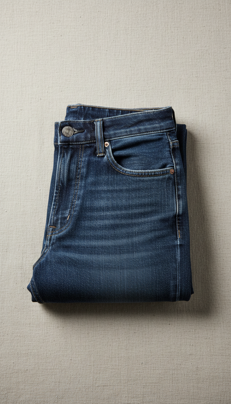 Denim angle view